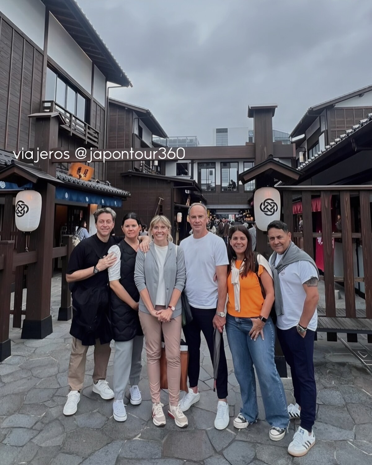 Momento compartido en Japón